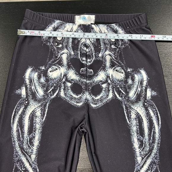 Lotus Leggings Black and White Skeleton Leggings - Small - Picture 10 of 11